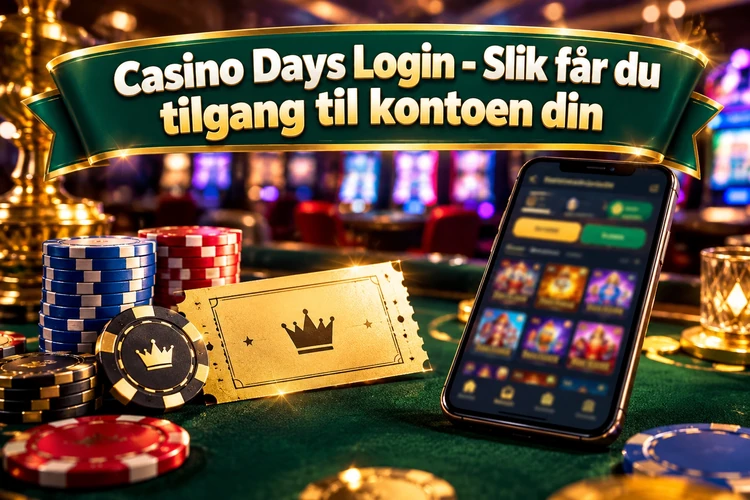 Casino Days Login - Slik får du tilgang til kontoen din