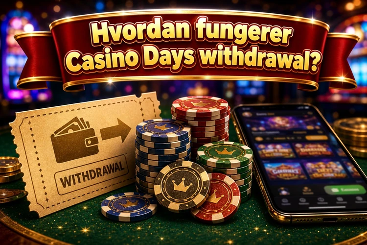 Hvordan fungerer Casino Days withdrawal?