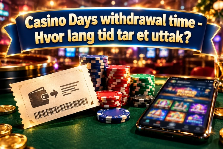 Casino Days withdrawal time - Hvor lang tid tar et uttak?