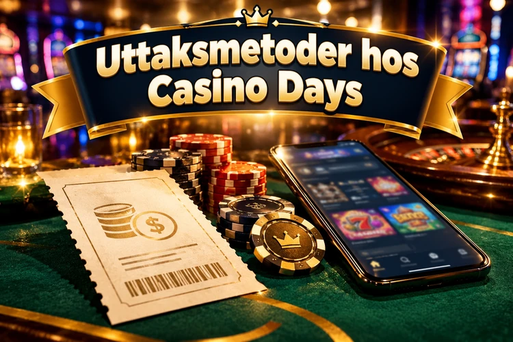 Uttaksmetoder hos Casino Days